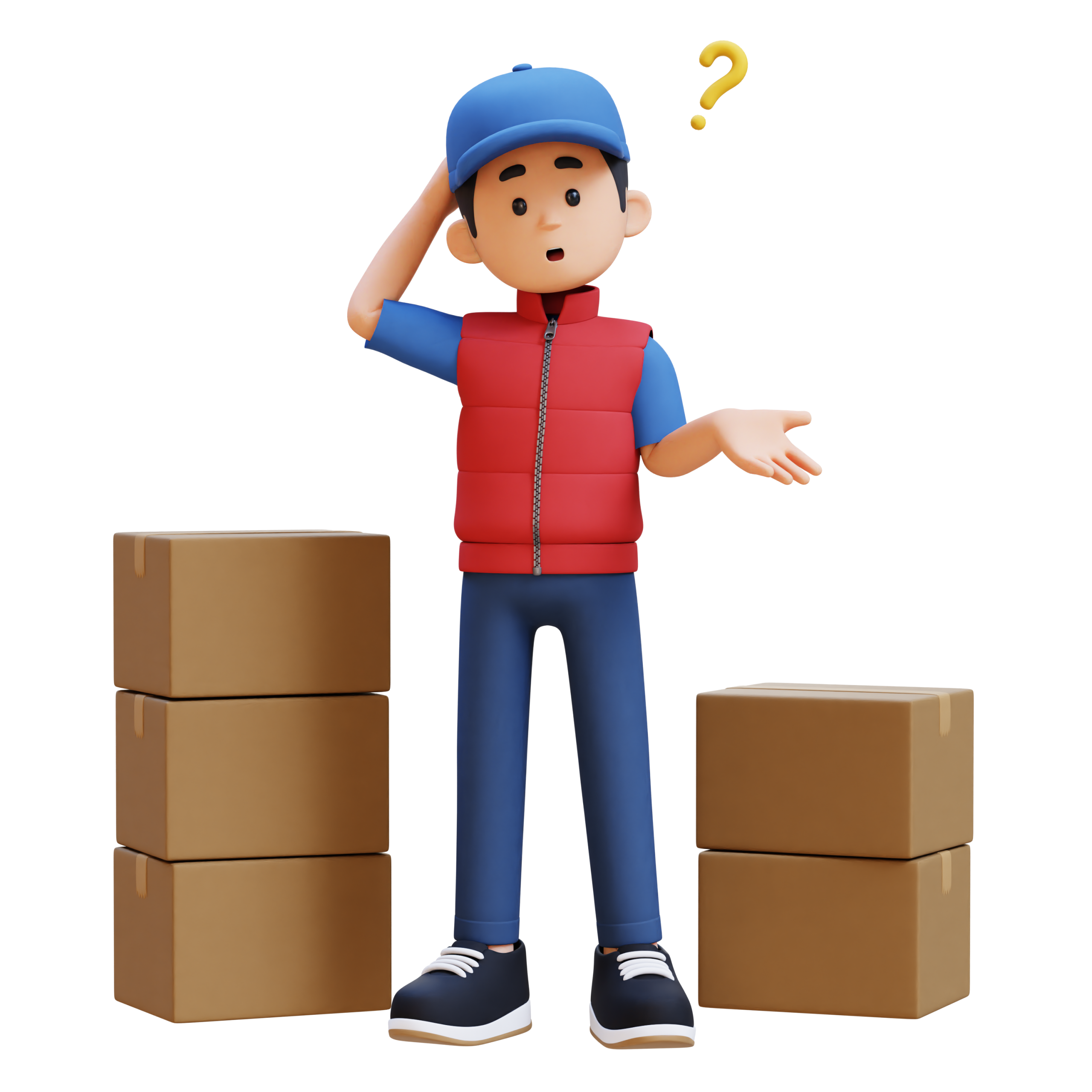 vecteezy_3d-delivery-man-character-confused-and-thinking-pose-with_38156684